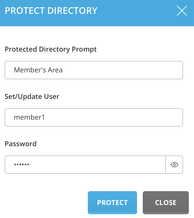create protected directory