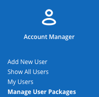 Manage user packages